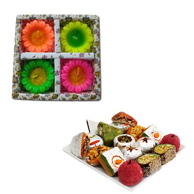 "Sweets and Diyas - code 20 (Express Delivery) - Click here to View more details about this Product